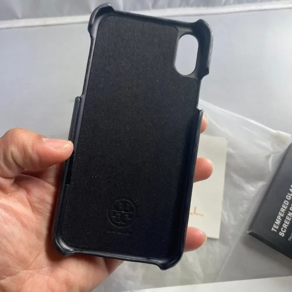 Tory Burch Black iPhone X/XS Case